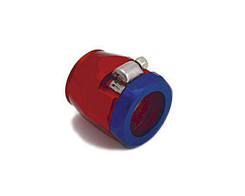 SPECTRE Magna Clamp Worm Gear Hose Clamp for 3/4-Inch Hose, Red and Blue Anodized Aluminum, Part Number SPE-3360