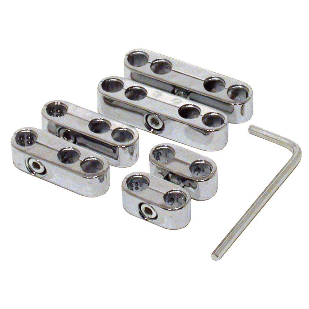 SPECTRE SPE-4245 Chrome Spark Plug Wire Loom Kit for 7–8 mm Wires