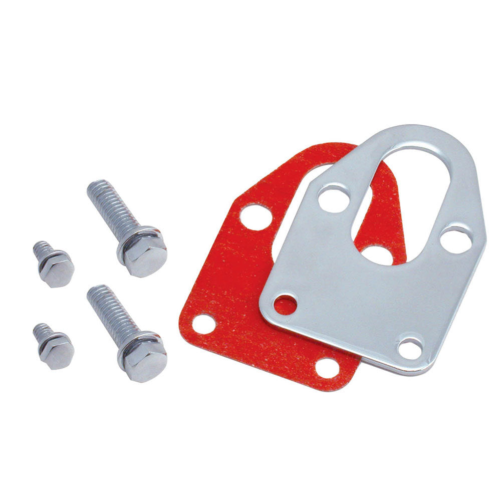 SPECTRE SPE-42493 Fuel Pump Mounting Plate with Gasket and Hardware for Small Block Chevy