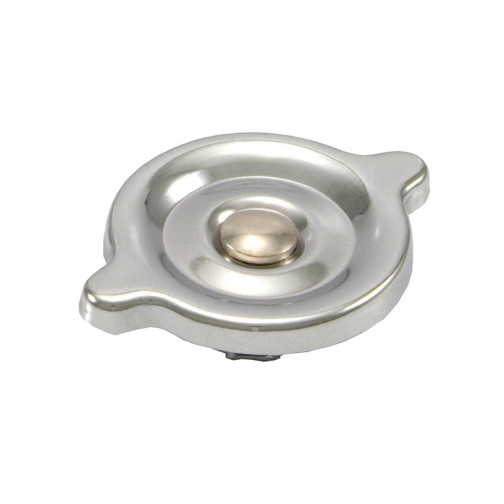 SPECTRE SPE-4310 Twist-On Oil Filler Cap, Round Steel, Chrome