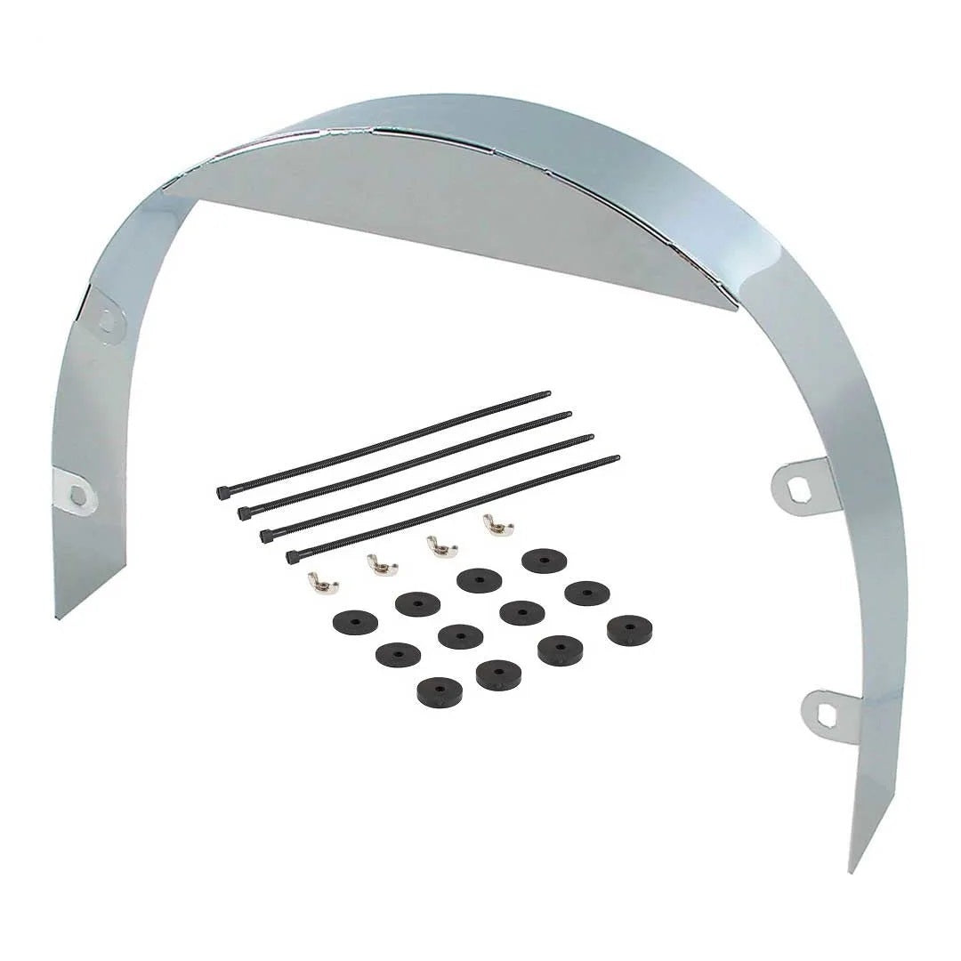 SPECTRE SPE-4348 Fan Shroud, 20-Inch Diameter, 3-Inch Wide, Chrome-Plated Steel