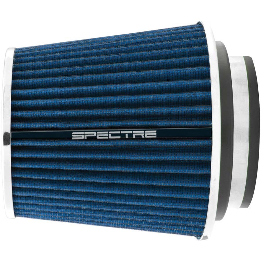 SPECTRE SPE-8136 Universal Clamp-On Conical Air Filter Element, 3 to 4 in Flange, Blue