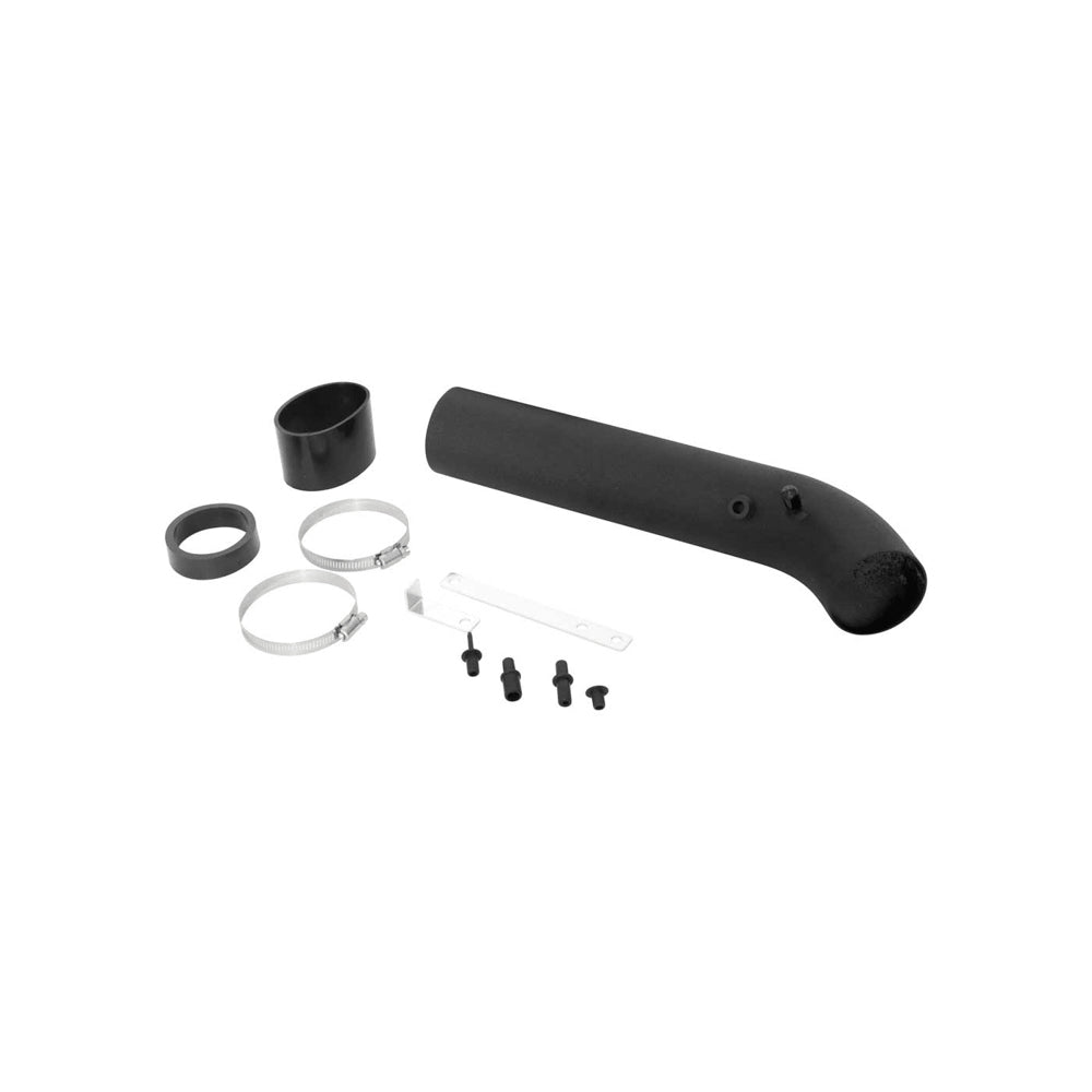 SPECTRE SPE-8219K Universal 3-Inch Air Intake Pipe, 45-Degree Aluminum Elbow, Black
