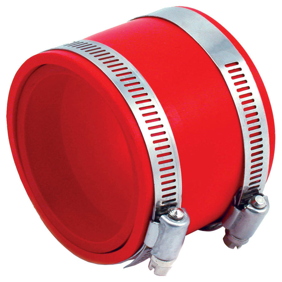 SPECTRE SPE-8772 Straight Tubing Coupler, 3 in to 3 in ID, Red Plastic