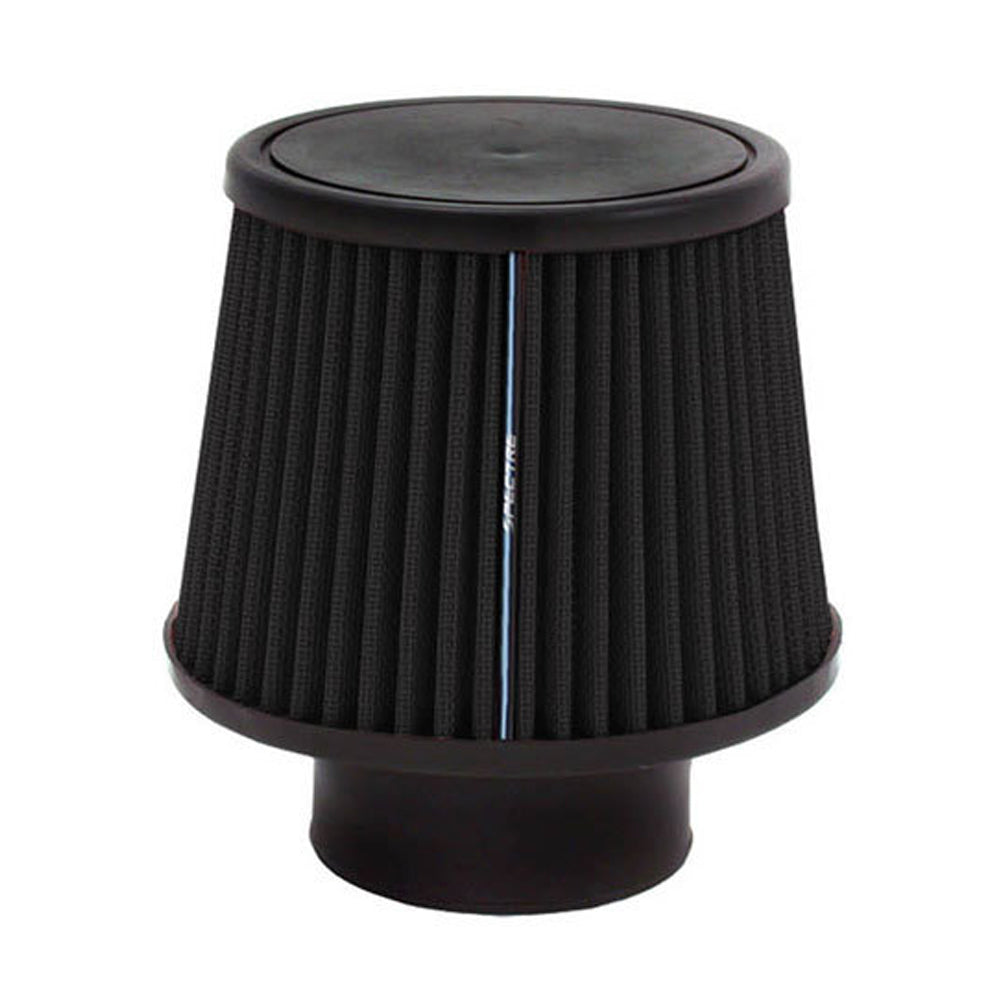 SPECTRE SPE-9131 Conical Clamp-On Air Filter Element, 6-Inch Base, Black Synthetic