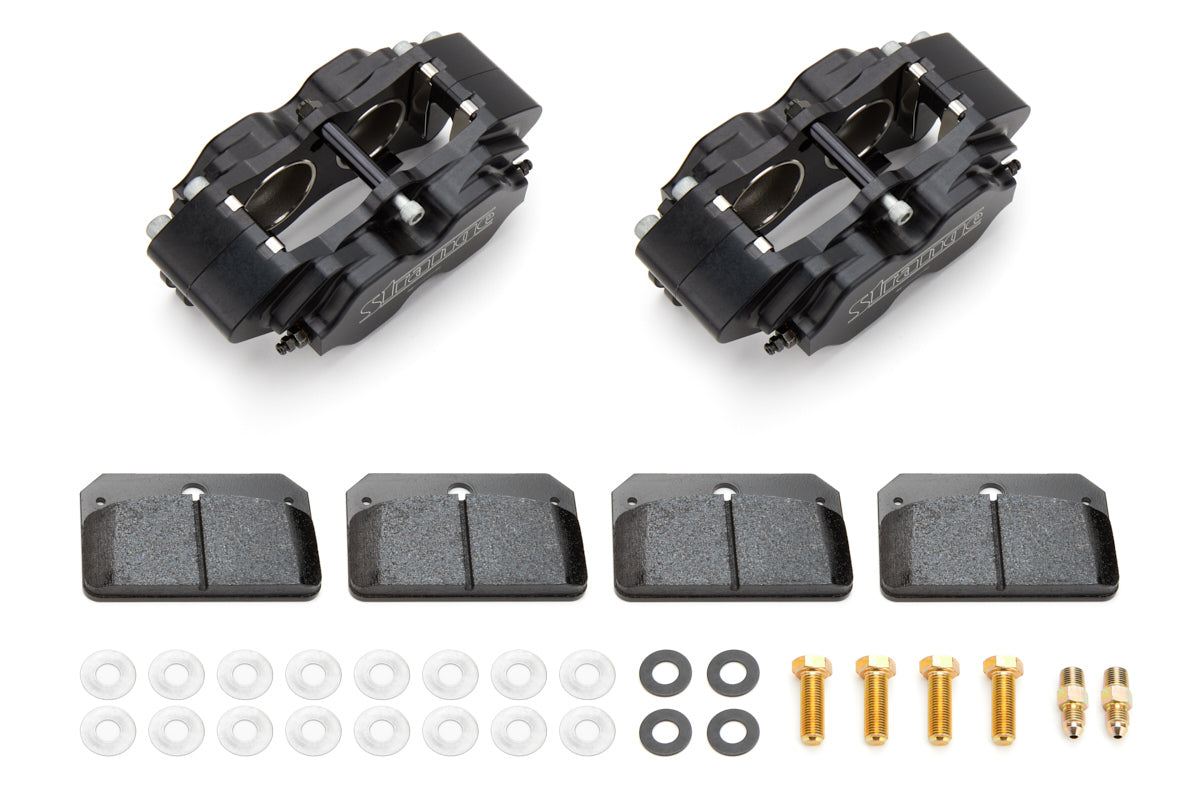 Strange B1850 Pro Race 4-Piston Brake Caliper Kit with Soft Pads
