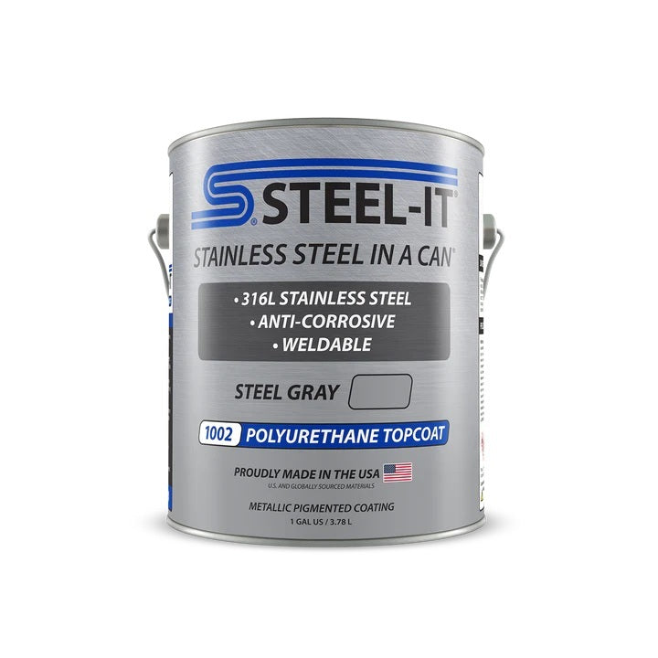 STEEL-IT FGPA1002G Steel Gray Polyurethane 1 Gallon