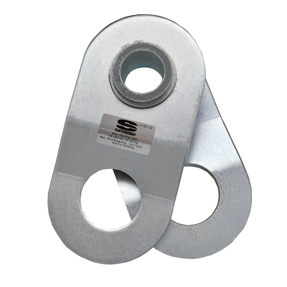 Superwinch 7755 Snatch Block 36,000 lb Swing-Away Pulley Block