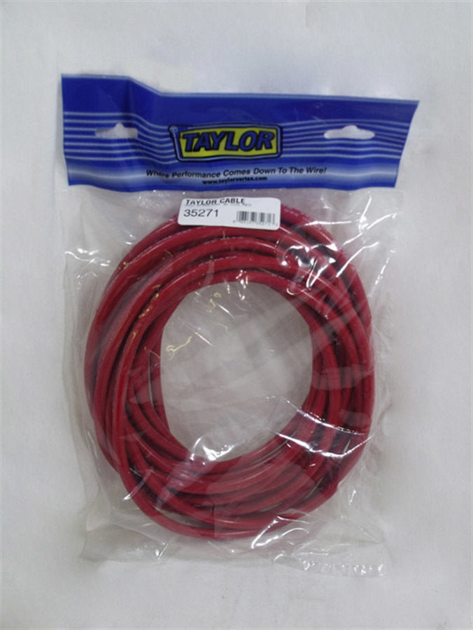 Taylor/VERTEX 35271 Spiro-Pro 8 mm Spiral Core Spark Plug Wire, 30-Foot Spool, Red Silicone