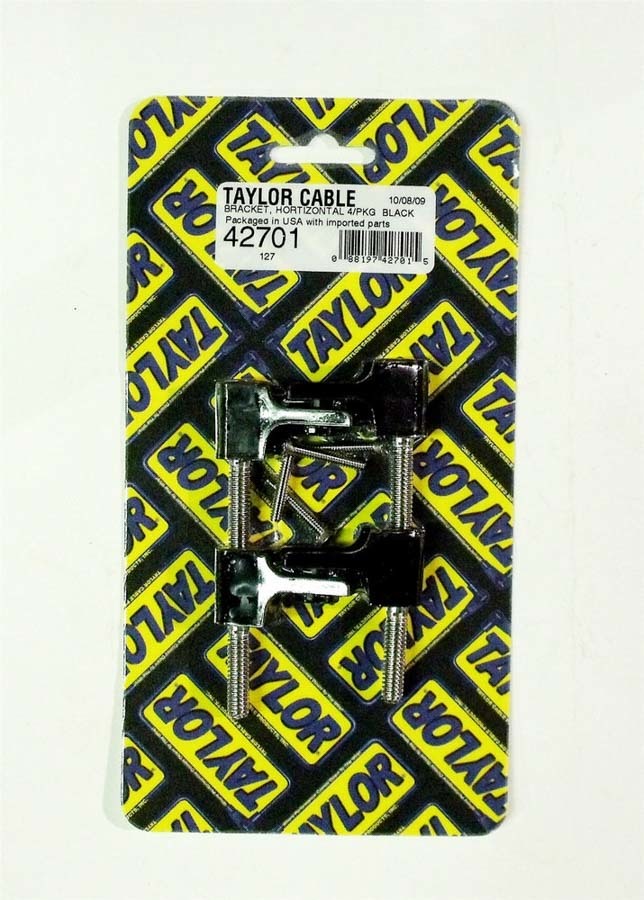 Taylor/VERTEX 42701 Horizontal Wire Loom Bracket Valve Cover Mount Kit, 4-Piece
