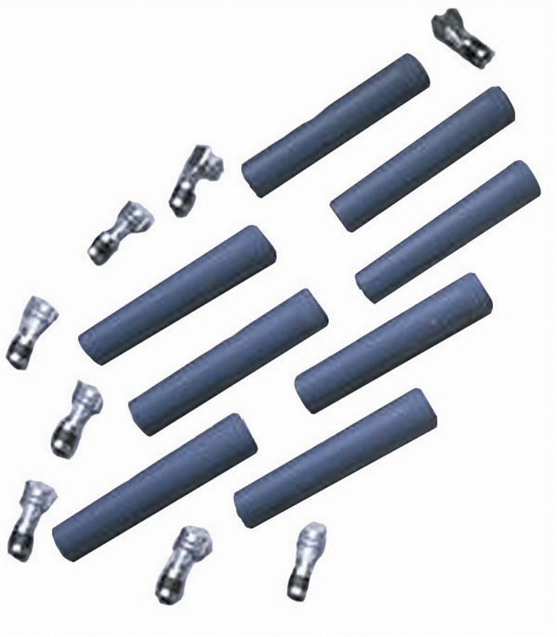Taylor/VERTEX 46063 Spark Plug Boot and Terminal Kit, 180-Degree, 8-10.4 mm, Blue, Set of 8