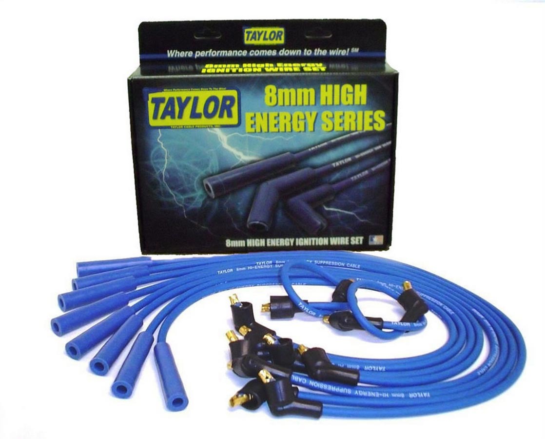 Taylor/VERTEX 64661 8 mm Hi-Energy Spark Plug Wire Set for Ford V8