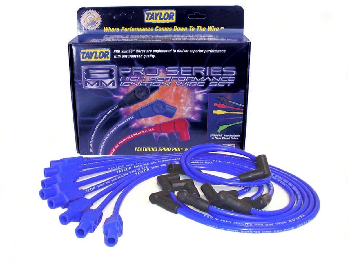 Taylor/VERTEX 74676 Spiro-Pro Spark Plug Wire Set for Small Block Mopar