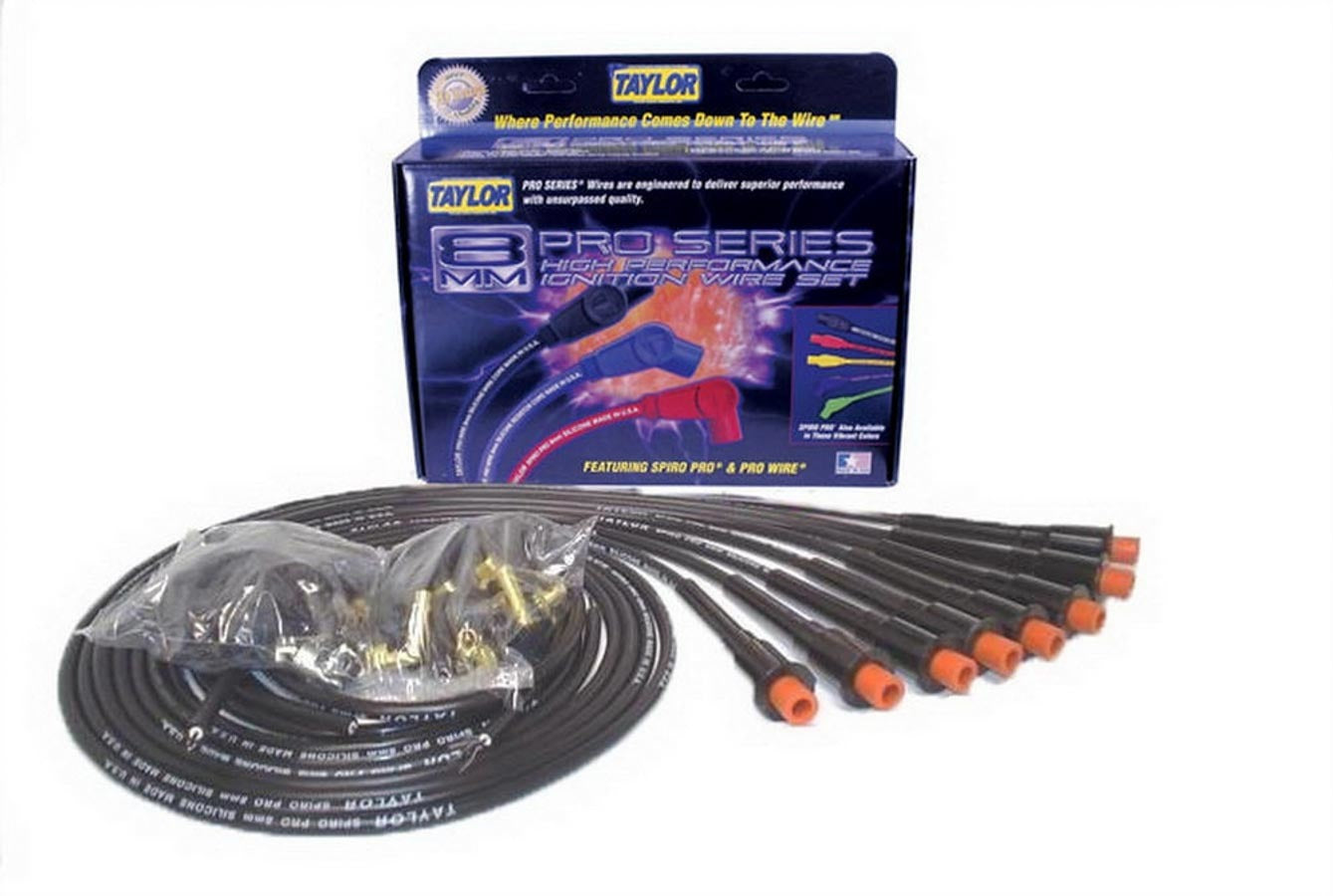 Taylor/VERTEX Pro Wire 75089 Spiro-Pro Spark Plug Wire Set for V8 Engines