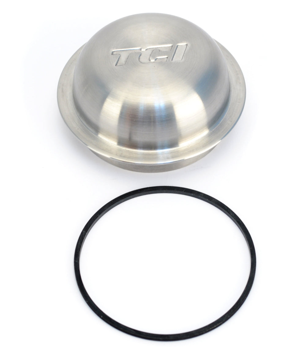 TCI 316860 Governor Cover with Logo for GM 700R4 and 4L60E Transmissions