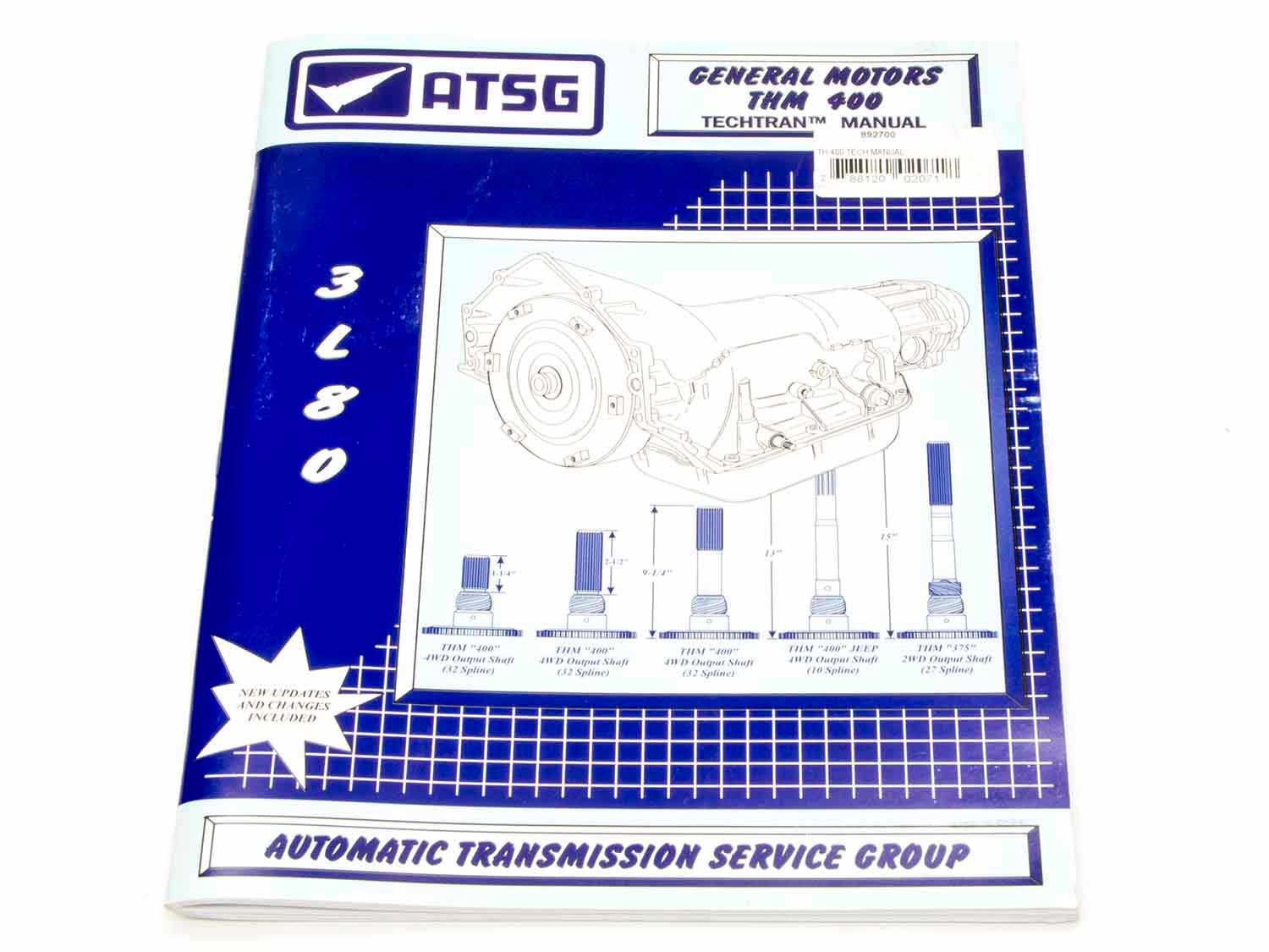 TCI 892700 GM TH400 Technical Manual