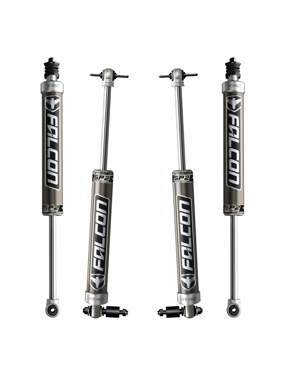 Teraflex Falcon SP2 2.1 Monotube Shock Kit 03-02-21-400-253 for 2007-2018 Jeep Wrangler JK