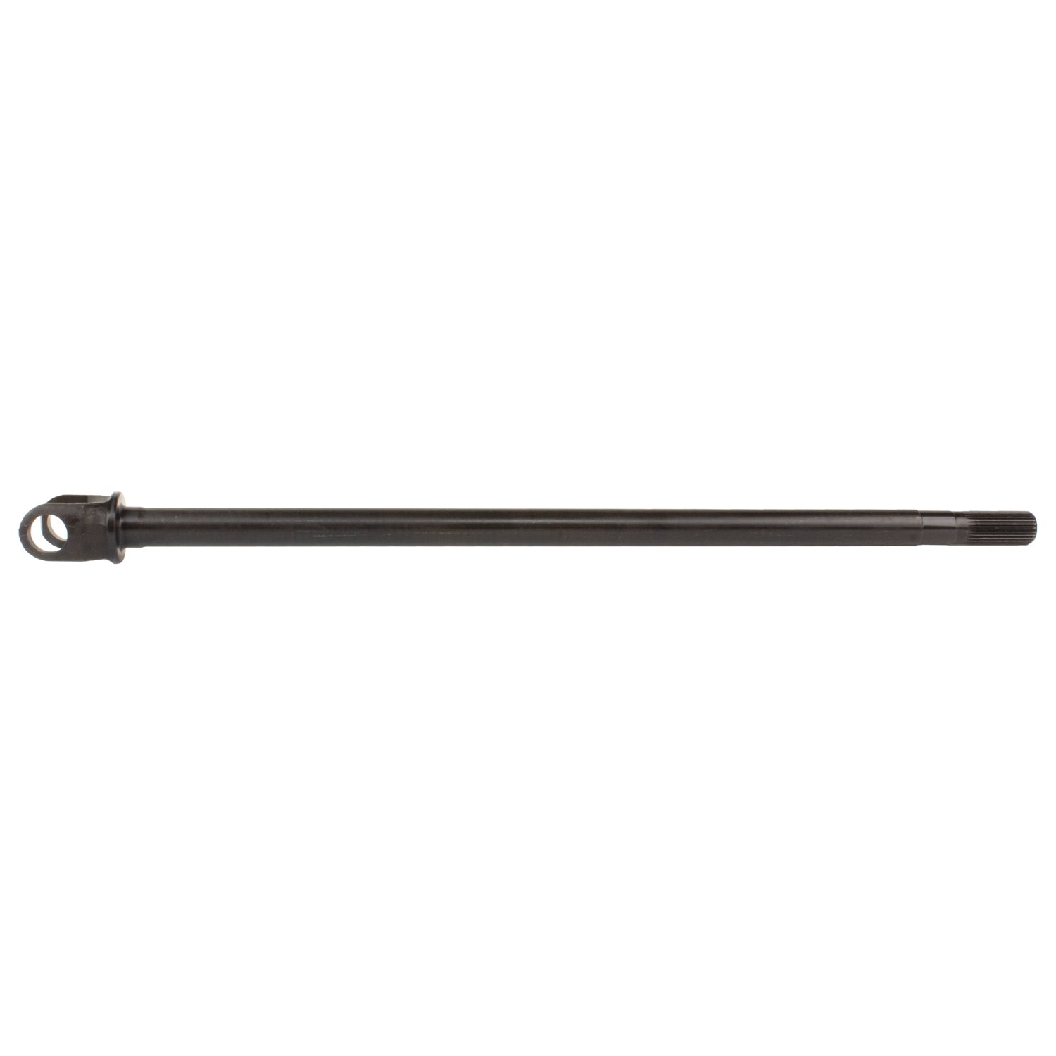 Ten Factory MG20113B Front Axle Shaft for Dana 30, 27-Spline Chromoly, Black Oxide