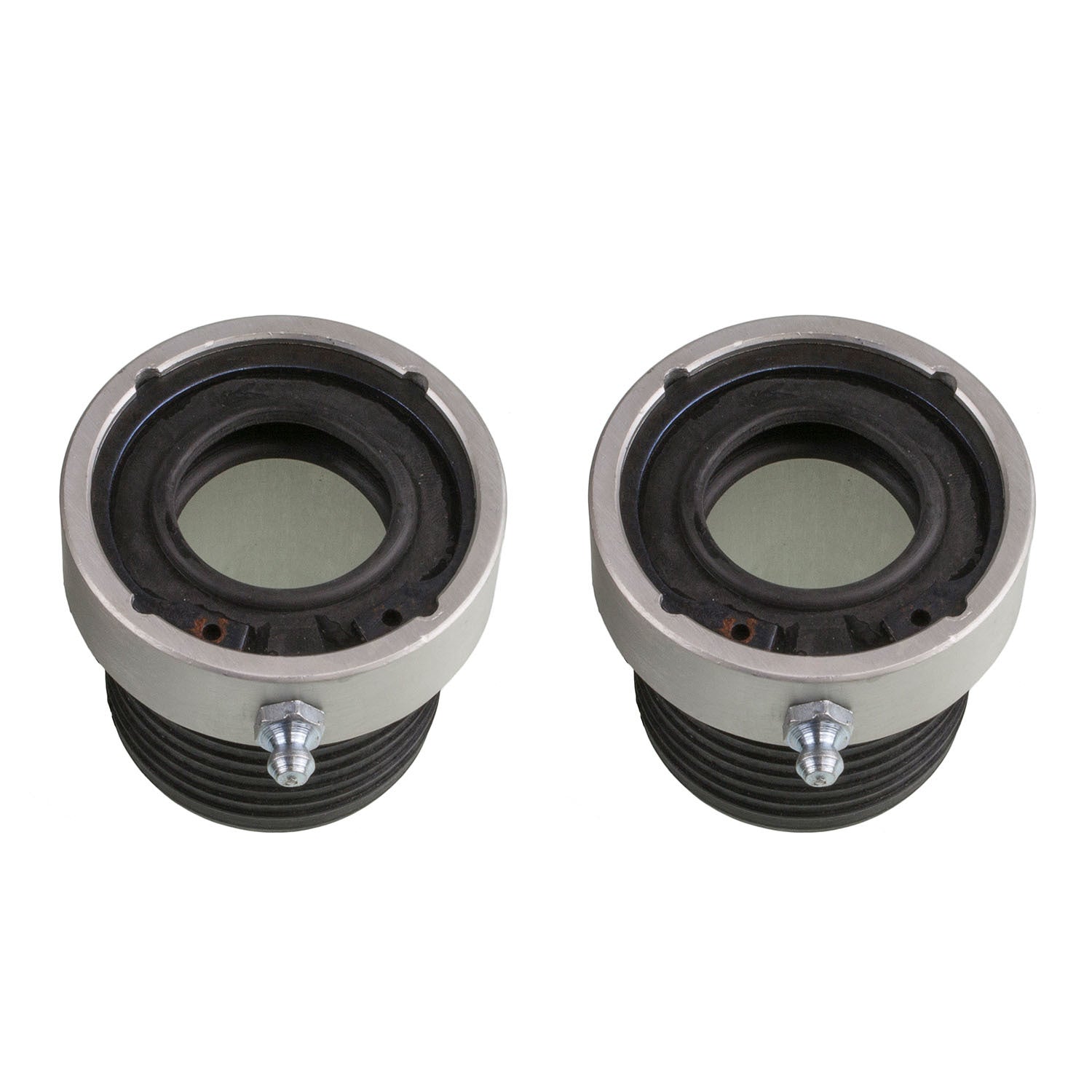 Ten Factory MG21104 Dana 30/44 Outer Axle Tube Seals, Silver Anodized, Pair