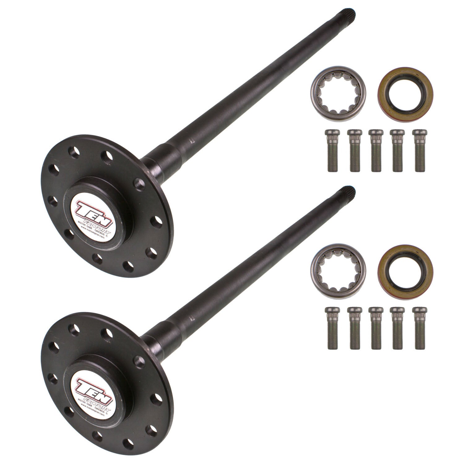 TEN Factory MG22102 Performance Rear Axle Kit for 1973-1977 Chevelle, GM 10-Bolt, 28-Spline
