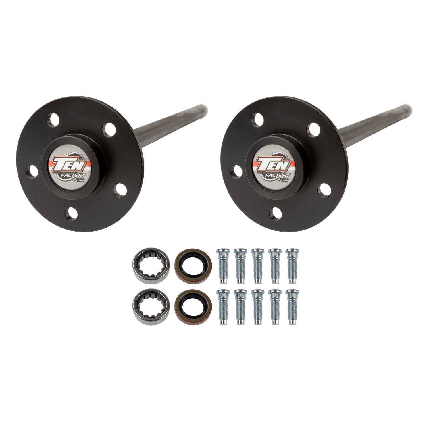 Ten Factory MG22187 Performance Rear Axle Shaft Kit for 1999-2004 Ford Mustang, Ford 8.8-Inch, 31-Spline, 5 x 4.50-Inch Bolt Pattern