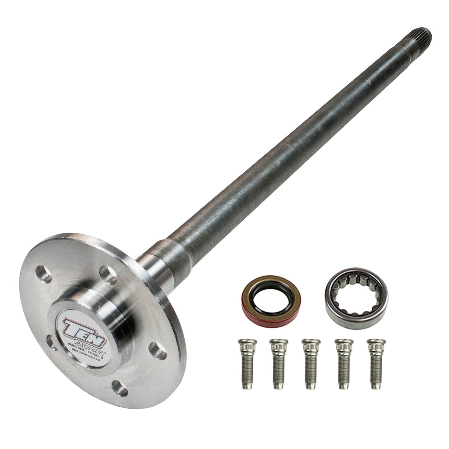Ten Factory MG27121 Performance Rear Axle Shaft Kit for GM 8.2/8.5-Inch, 28-Spline, 5 x 4.75-Inch Bolt Pattern