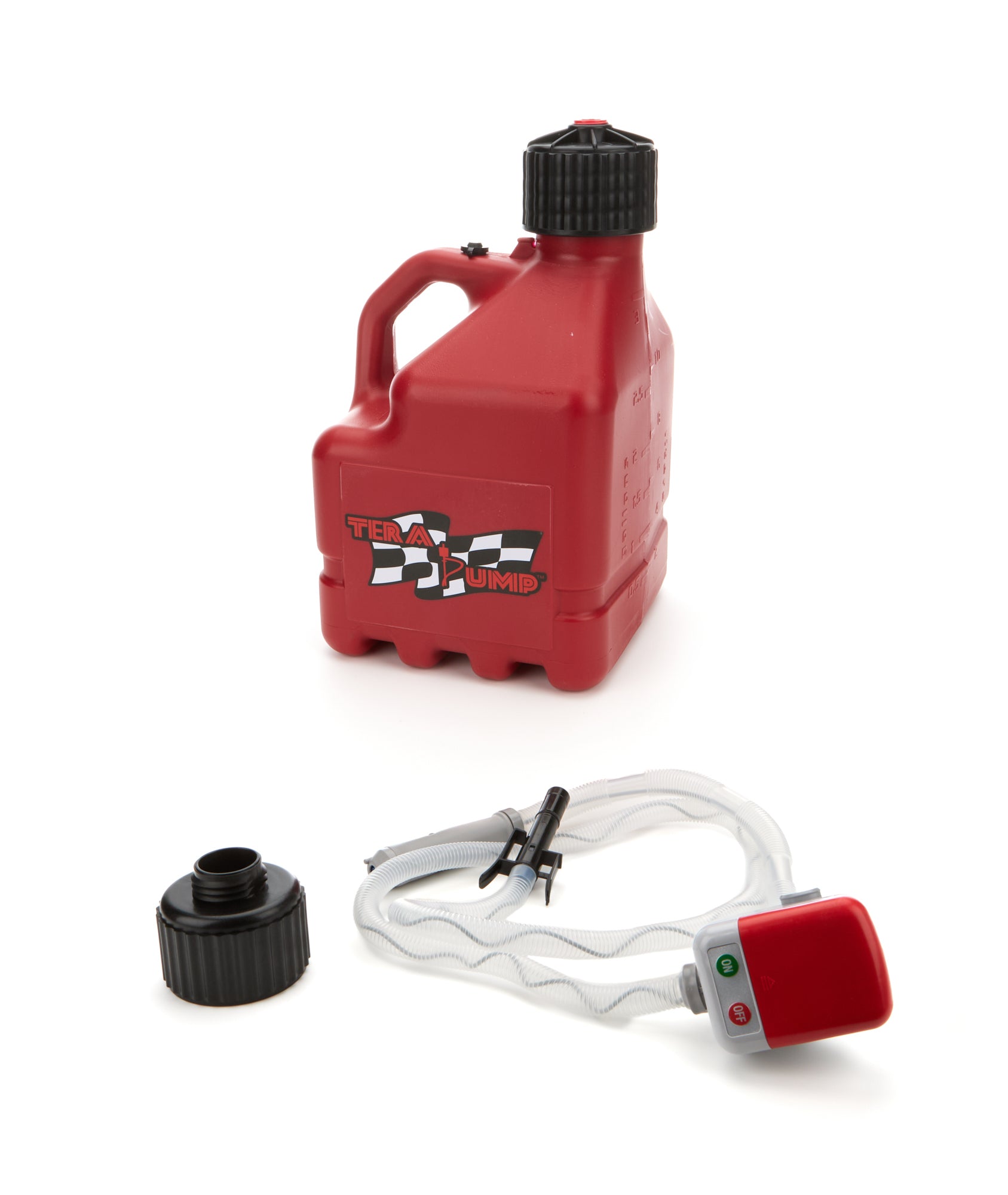 TERAPUMP 20157 3-Gallon Jug with Pump Combo, 4 AA Battery, Red
