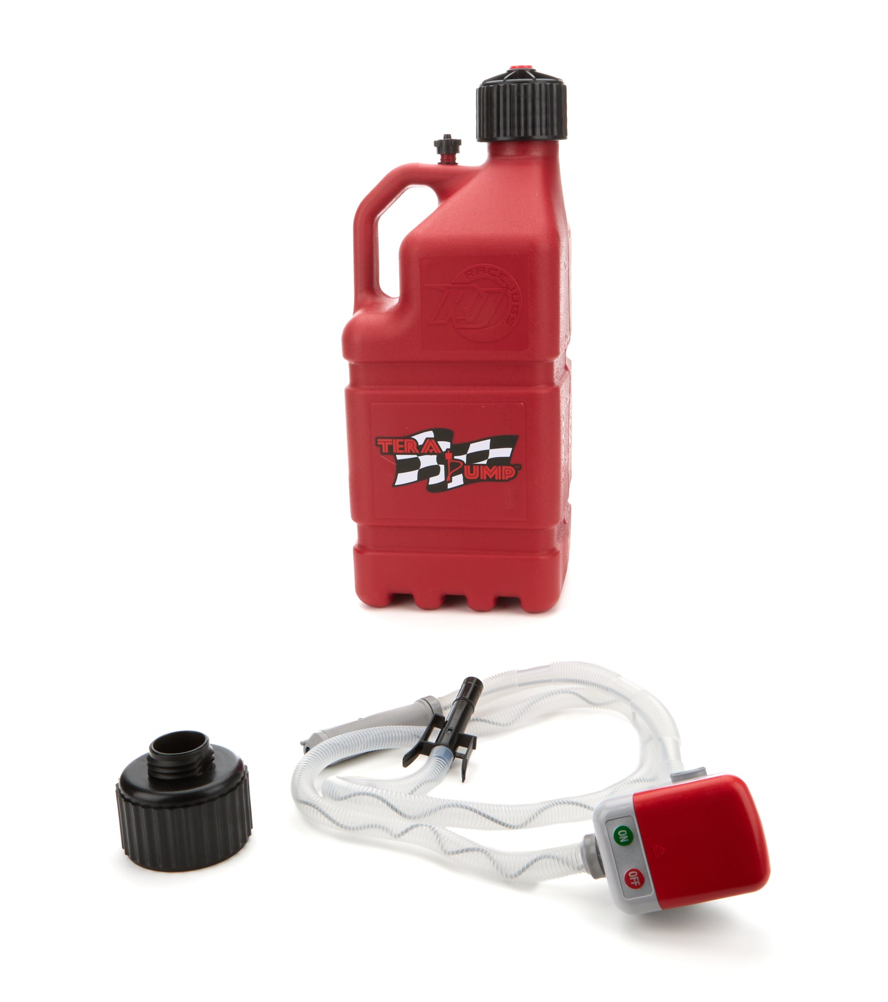 TERAPUMP 20158 5-Gallon Jug with Pump Combo, Battery-Operated, Red