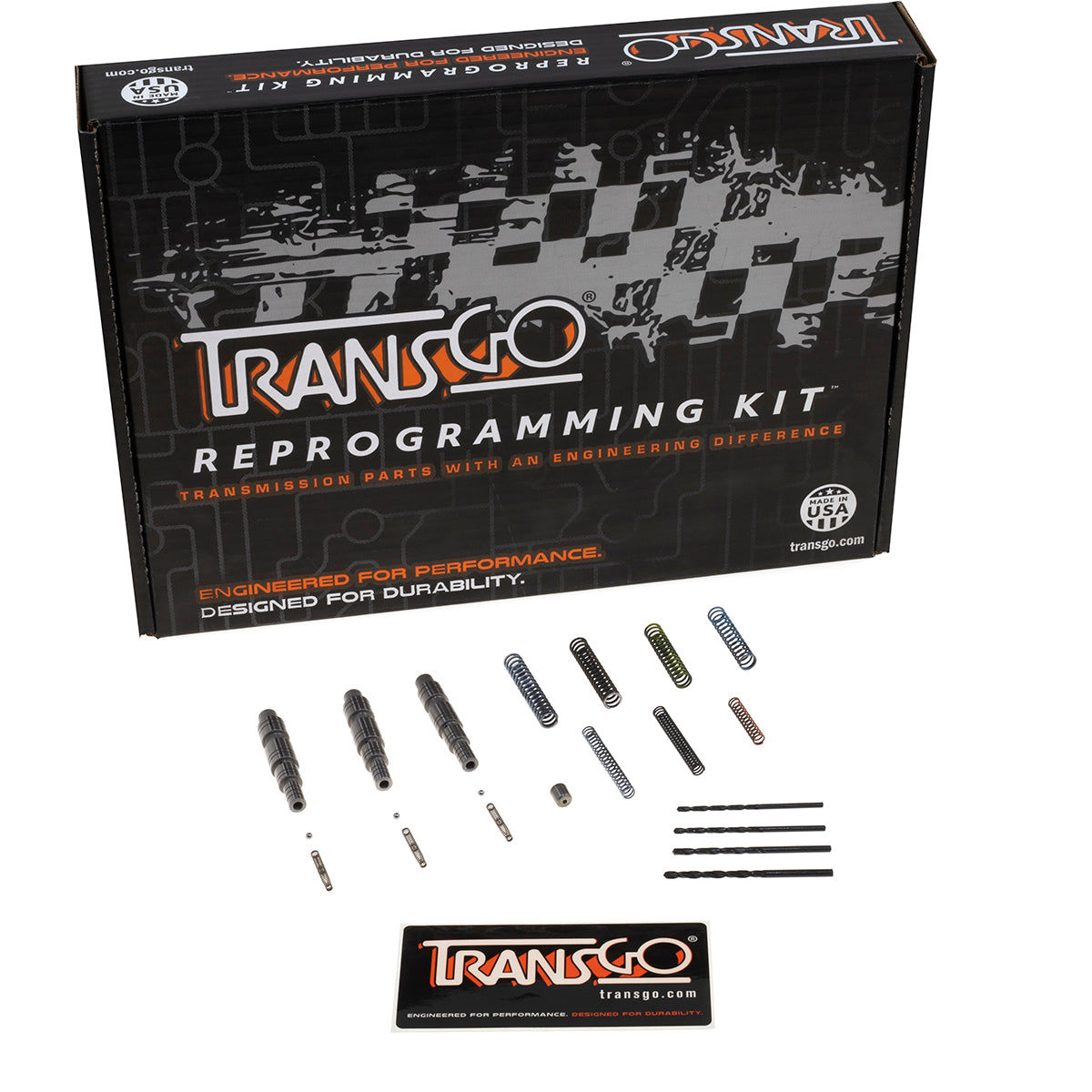 TransGo Automatic Transmission Shift Kit Reprogramming Kit Valves / Springs / Check Balls RE5R05A Kit RE5R05A-HD2
