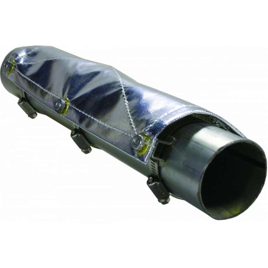 THERMO-TEC 11650 Clamp-On Exhaust Heat Shield for Tubing Up to 3.5 Inches