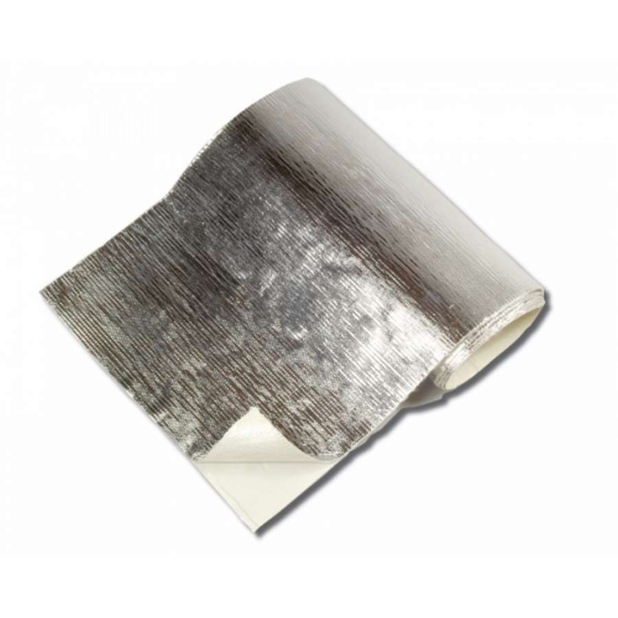 THERMO-TEC 13575 Adhesive-Backed Aluminized Fiberglass Heat Barrier, 12 x 24 in