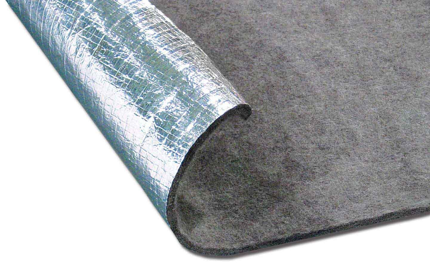 THERMO-TEC 14120 Thermo Guard FR Heat and Sound Barrier, One-Side Foil