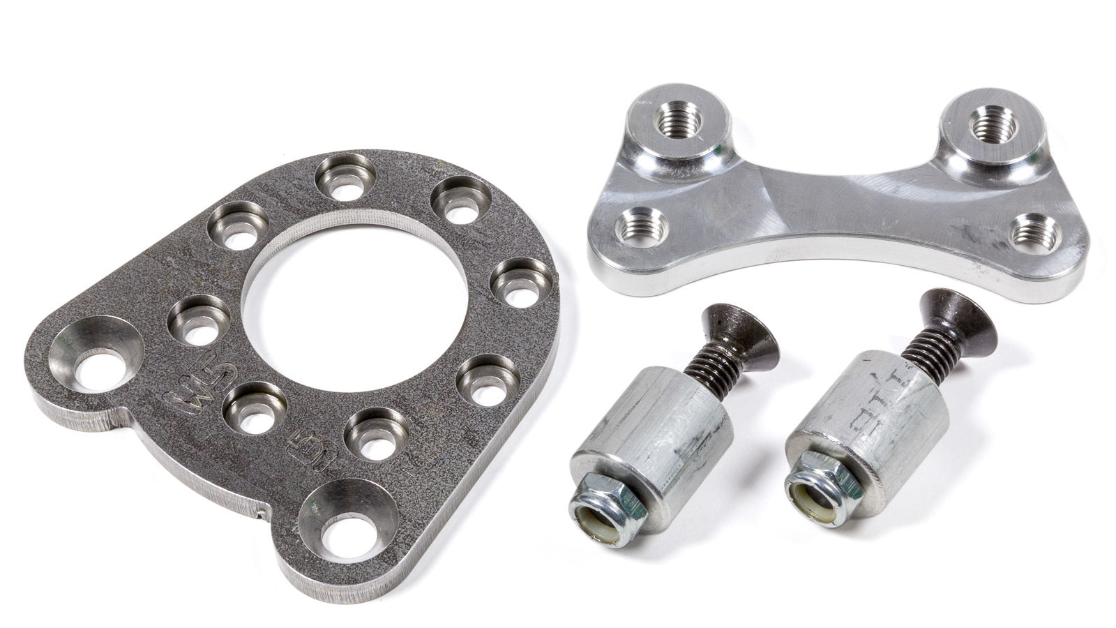 Tiger Quick Change 3012-W5-5 Brake Caliper Bracket - Rear - Leading - Bolt-on - 0.5 Degree Camber - 8-Bolt Flange - Aluminum