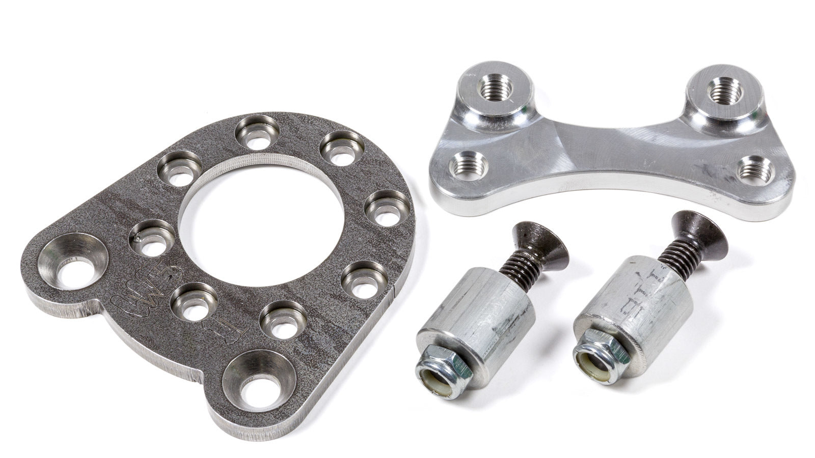 Tiger Quick Change 3012-W5-10 Brake Caliper Bracket - Rear - Leading - Bolt-on - 1.0 Degree Camber - 8-Bolt Flange - Aluminum