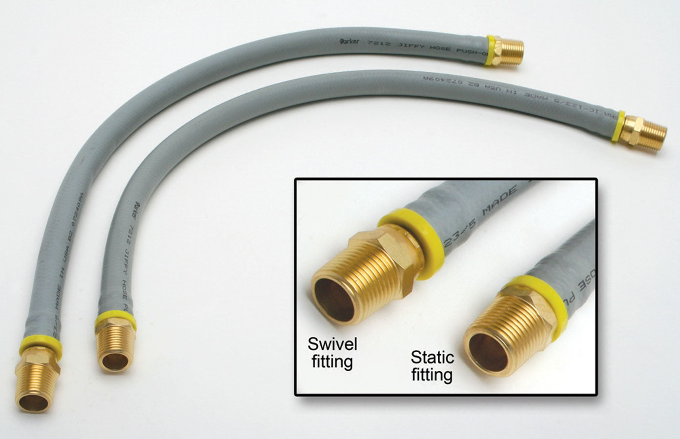 Trans-Dapt Performance Hose Oil 1/2 In NPT Male Hose Ends Oil Filter Relocation Component 1047