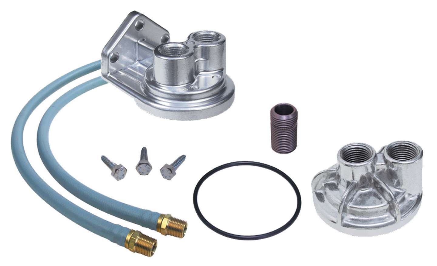Trans-Dapt Performance Remote Oil Filter Single Filter 3/4-16 In Thread Adapter 1113