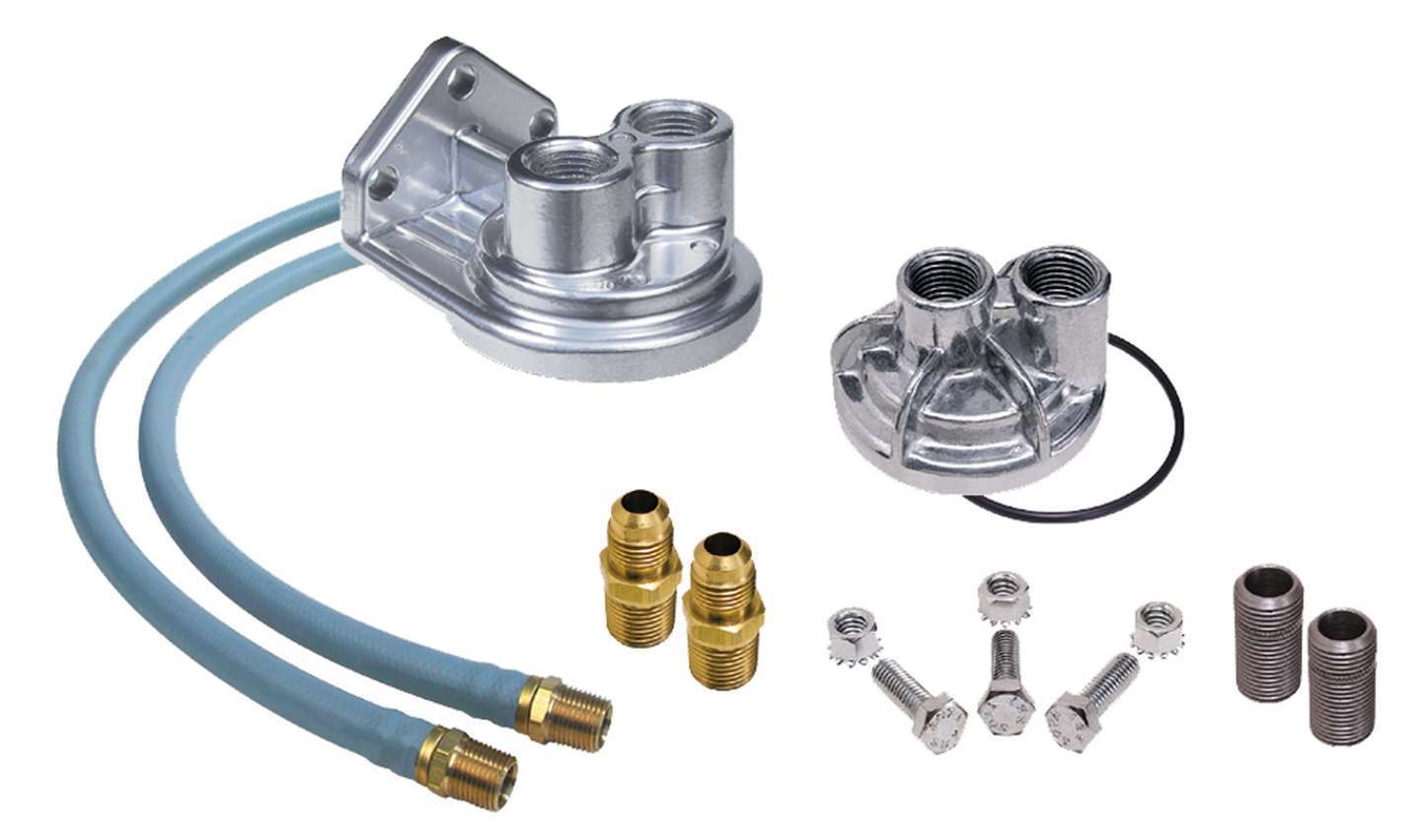 Trans-Dapt Performance Remote Oil Filter Single Filter 22 Mm X 1.50 Thread Adapter 1127