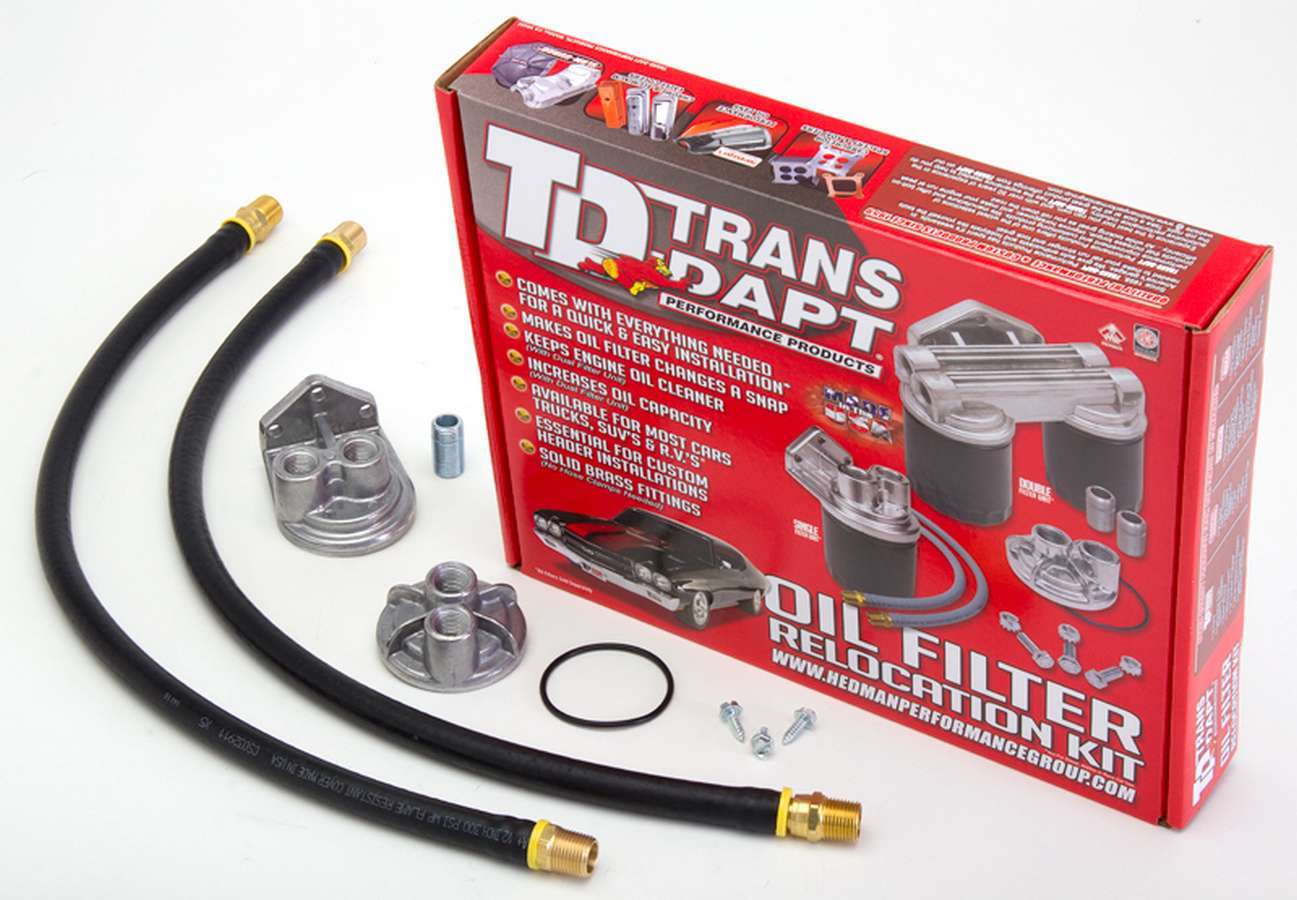 Trans-Dapt Performance Remote Oil Filter Single Filter 20 Mm X 1.50 Thread Adapter 1158