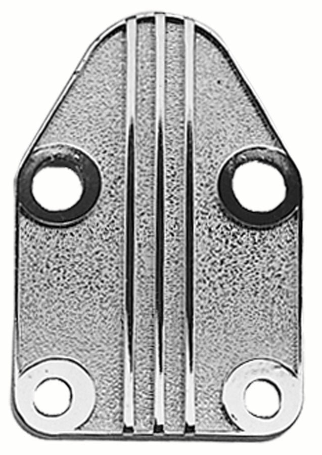 Trans-Dapt Performance Fuel Pump Blockoff Steel Chrome Small Block Chevy Each Fuel Pump Block-off Sb 2057