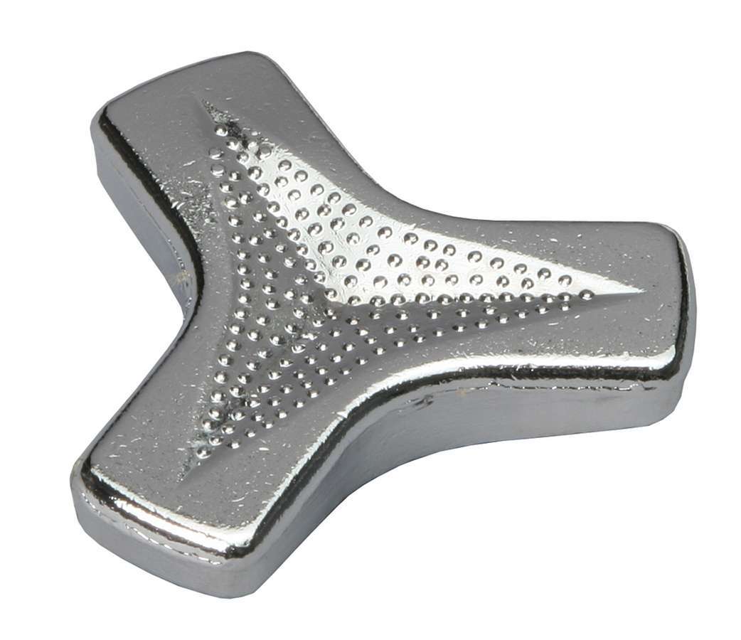 Trans-Dapt Performance Air Cleaner Nut Tri-bar Wing Nut 1/4-20 In Thread Steel Chrome Each Tri Bar Wing Nut 2179