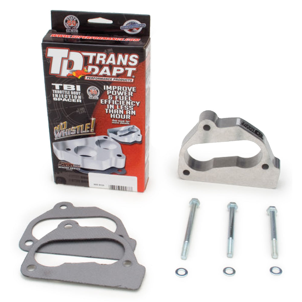 Trans-Dapt Performance Throttle Body Spacer Wide-open 1 In Thick 2633