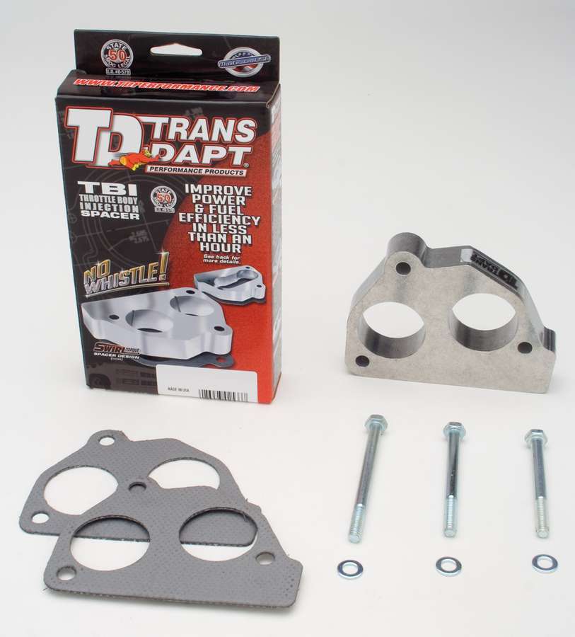 Trans-Dapt Performance Throttle Body Spacer Smooth Bore 1 In Thick 2733