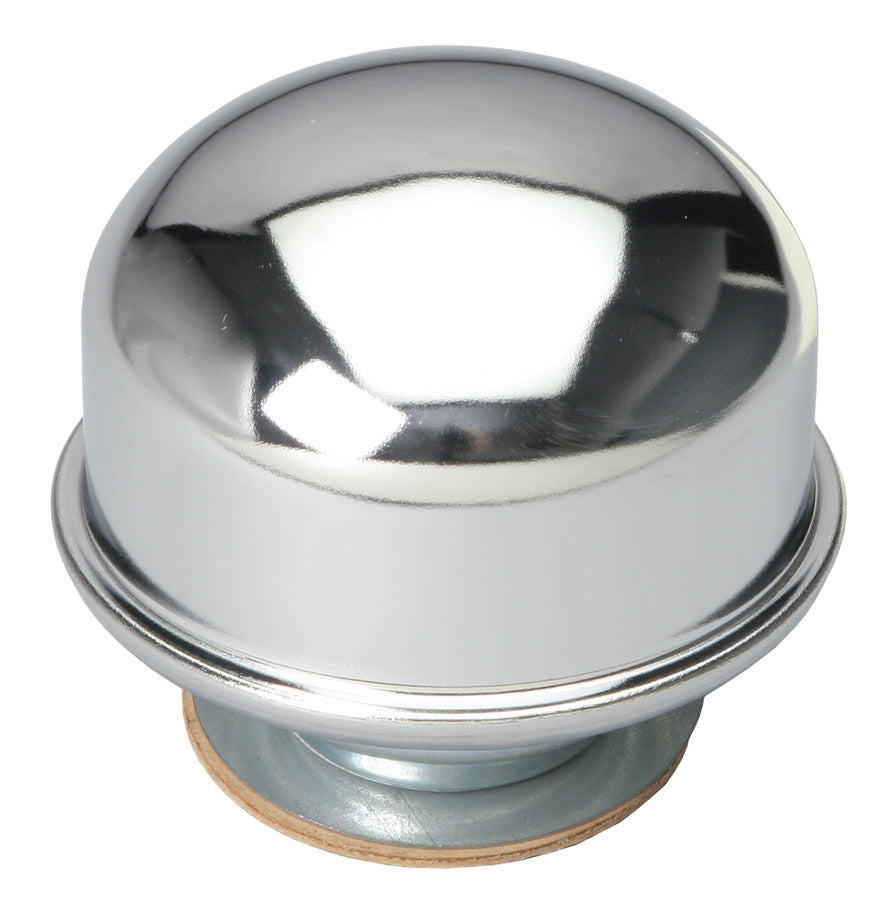 Trans-Dapt Performance Breather Screw-in Round 1-7/32 In Hole Steel Chrome Each Chrome Twist-on Breather 4803