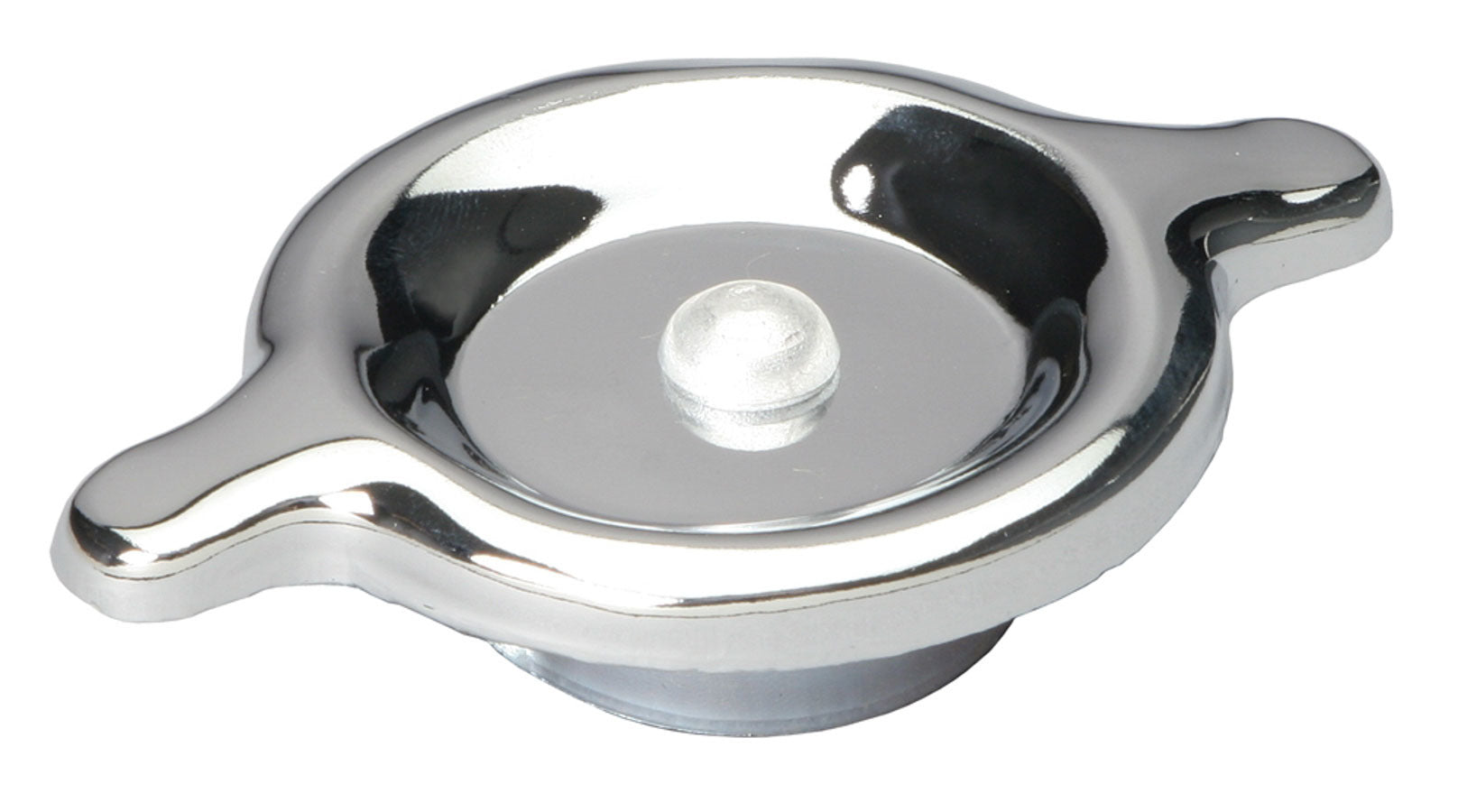 Trans-Dapt Performance Oil Fill Cap Twist-on Round Steel Chrome GM Style Each Chrome Oil Cap Valve Cover Upgrade 4804