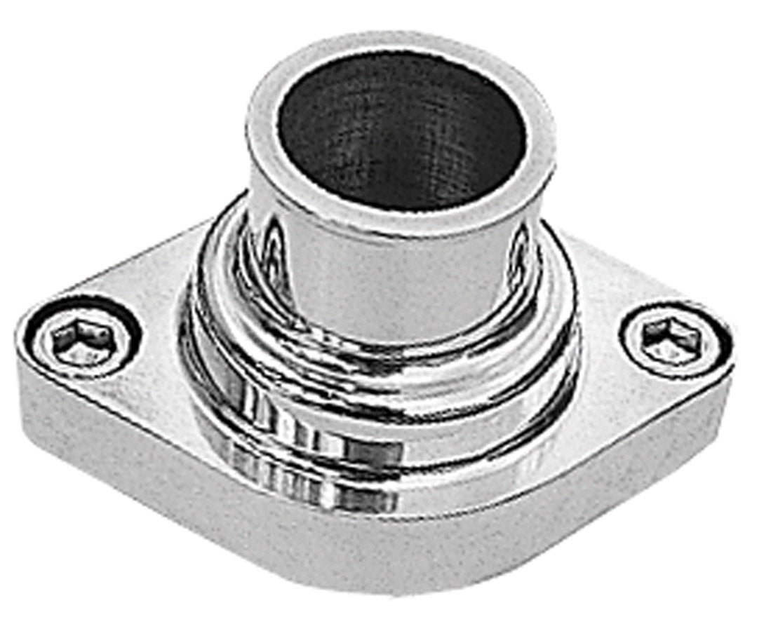 Trans-Dapt Performance 6002 Alum. Water Neck SBC Straight Up Polished
