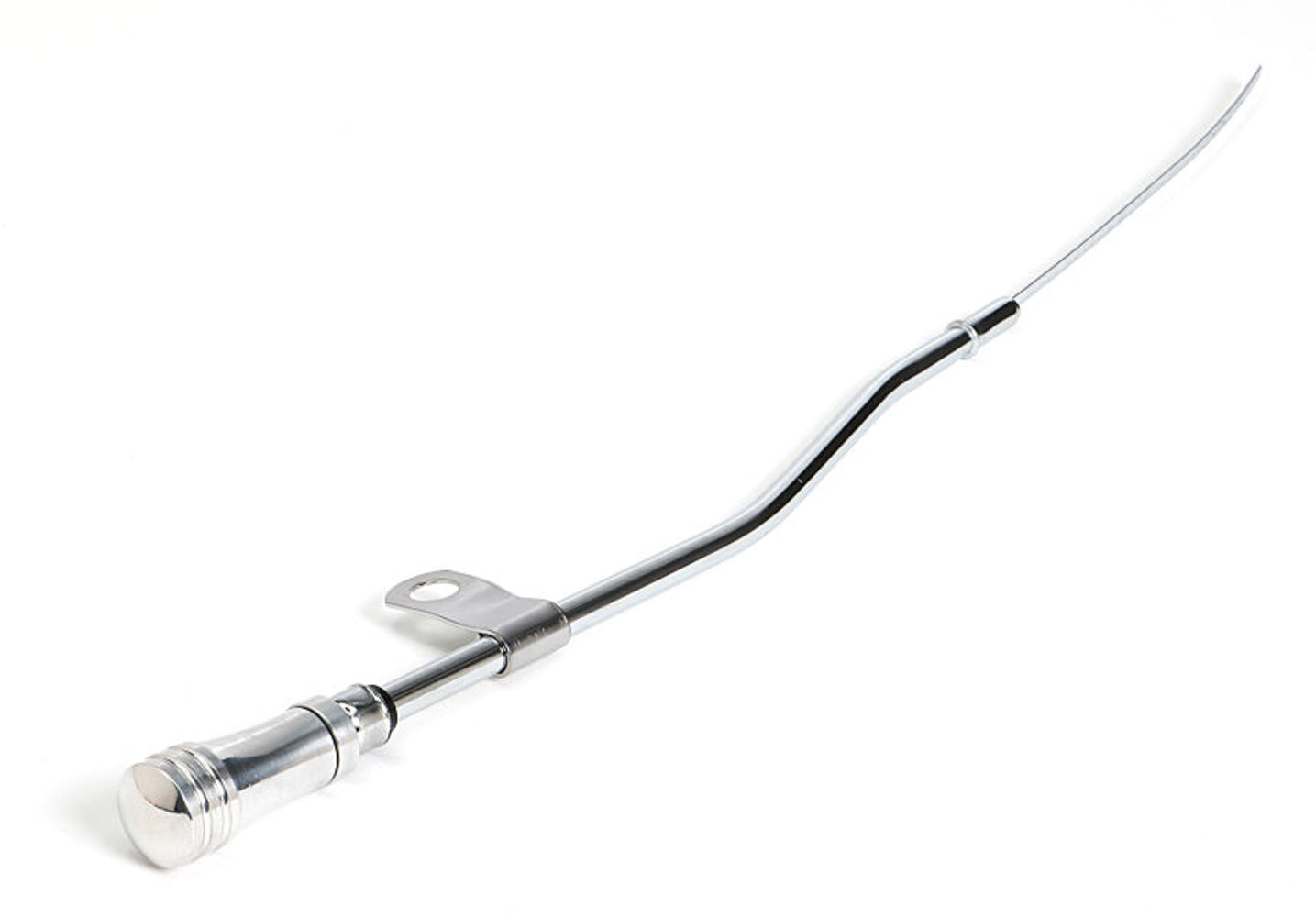 TRANS-DAPT 8902 Polished Aluminum Engine Oil Dipstick for Small Block Ford