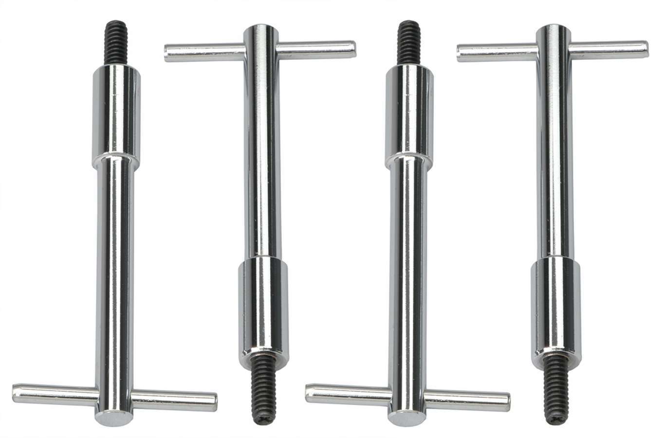 Trans-Dapt 9120 Short T-Bar Wing Nuts, Valve Cover Fasteners, Set of 4
