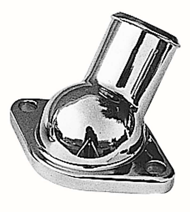 Trans-Dapt 9228 45-Degree Chrome Steel Water Neck for Chevy V8