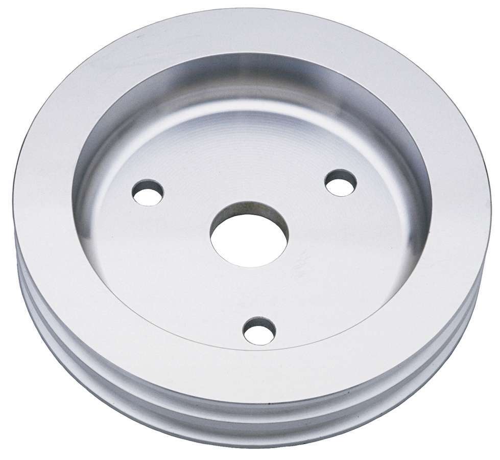 Trans-Dapt 9481 Double Lower Crankshaft Pulley for Small Block Chevy, Short Water Pump