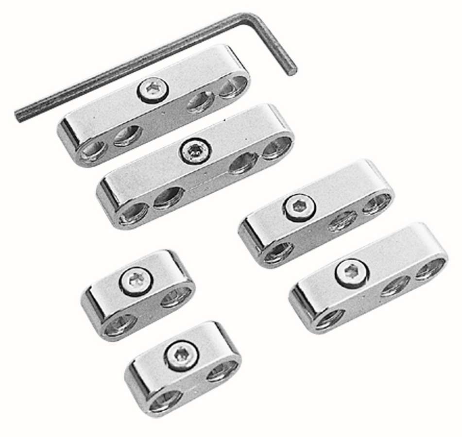 Trans-Dapt 9576 Chrome Pro Style Spark Plug Wire Loom Kit for 7-8.5 mm Wires